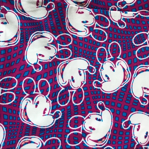 LuLaRoe Disney Mickey Face Print Leggings! - Picture 2 of 4